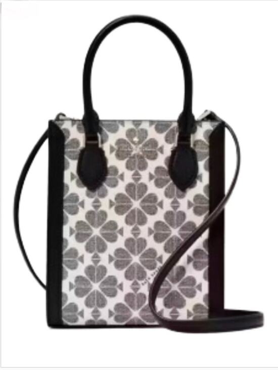 kate spade Handbags - Kate Spade New York Signature Spade Flower Navy Mini Tote Crossbody Bag NWT